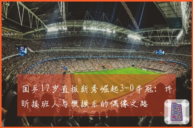 国乒17岁直板新秀崛起3-0夺冠：许昕接班人与樊振东的偶像之路